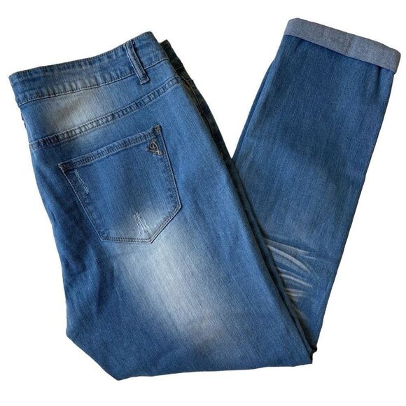 V.I.P Jeans Skinny Crop Denim Jeans - Women’s 15/16 - Picture 1 of 8